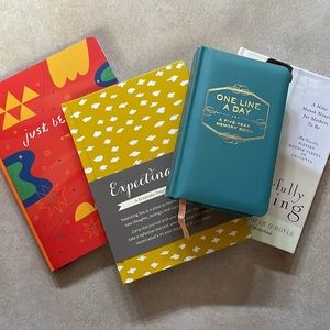 Pregnancy Journal, baby/child memory books, and devotional book (set of …